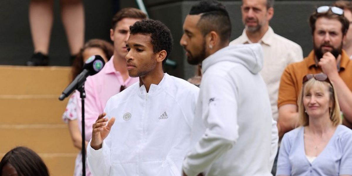 Nick Kyrgios retired against Felix Aguer-Aliassime in the third round of the 2021 Wimbledon Championships